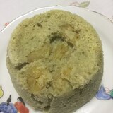 バナナの豆腐蒸しパン抹茶風味